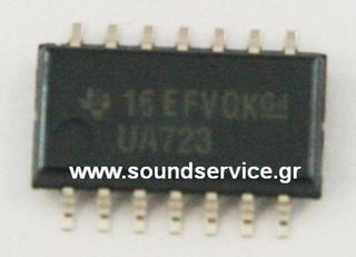 IC UA723-CNSR SMD ΟΛΟΚΛΗΡΩΜΕΝΟ ΚΥΚΛΩΜΑ SOP-14 UA723C