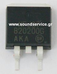 B20200 ΑΝΟΡΘΩΤΗΣ ΙΣΧΥΟΣ SMD DUAL SCHOTTKY RECTIFIER 20A MBRB20200