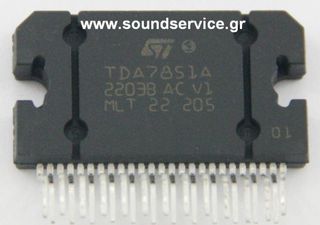 IC TDA7851A 25-PIN ΟΛΟΚΛΗΡΩΜΕΝΟ ΚΥΚΛΩΜΑ TDA7851A-25