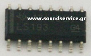IC 74LS193 SMD ΟΛΟΚΛΗΡΩΜΕΝΟ ΚΥΚΛΩΜΑ CMOS SOIC-16 SN74LS193