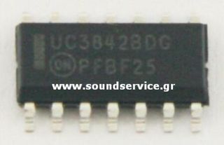 IC UC3842 SMD 14-PIN ΟΛΟΚΛΗΡΩΜΕΝΟ ΤΡΟΦΟΔΟΤΙΚΟΥ UC3842D