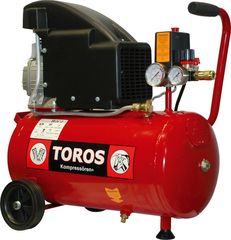 TOROS EM 24/2 ΑΕΡΟΣΥΜΠΙΕΣΤΗΣ ΜΟΝΟΜΠΛΟΚ 24ltr. - 2,0Hp 40141  Toros