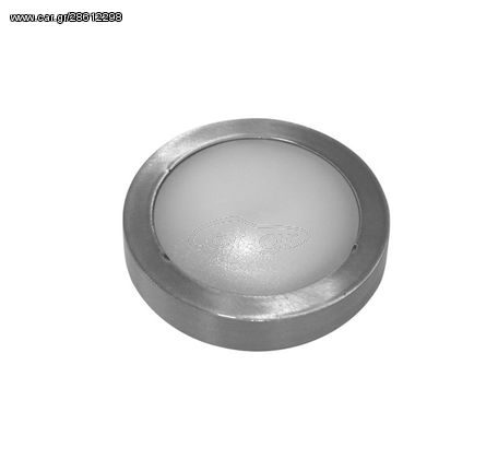 Φωτιστικό Επίτοιχο Led Στρογγυλό Με 12LED 0,7W 230V Ψυχρό φως Αλουμίνιο Σατινέ Σώμα IP-54. 3-9731660 Adeleq
