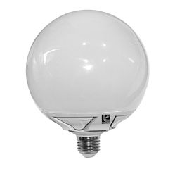 Λάμπα Led Globe Φ125 Λευκό Αλουμίνιο E27 20W 230V Θερμό Φως 3000Κ 13-271252000 Adeleq