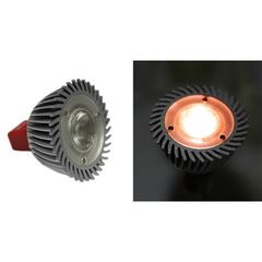Λάμπα LED Ισχύος MR16 3W 12VAC/DC 1 Led Nτιμαριζόμμενη 10' Κόκκινο GU5,3 13-161329 Adeleq