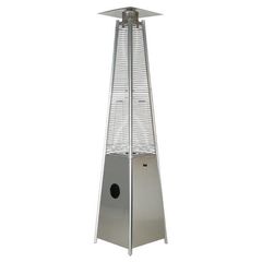 Θερμάστρα Υγραερίου Πύργος 13KW Inox (stainless steel) 147-29605 Eurolamp