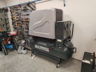Κοχλιοφόρος 15 -20 Hp/15 bar  La Padana Αεροσυμπιεστής με 2 χρόνια εγγύηση και σέρβις-thumb-6
