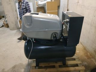 Κοχλιοφόρος 3 -4 Hp μονοφασικός Αεροσυμπιεστής καινούργιος με 2 χρόνια εγγύηση και σέρβις-thumb-2