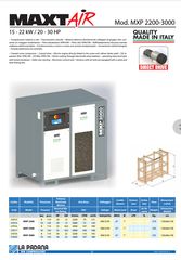 Κοχλιοφόρος 30 Hp la padana Αεροσυμπιεστής  καινούργιοςμε 2 χρόνια εγγύηση και σέρβις-thumb-1