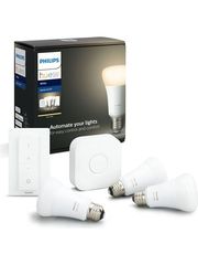 PHILIPS Hue WHITE 9W E27 3set Starter kit + Dim Swich