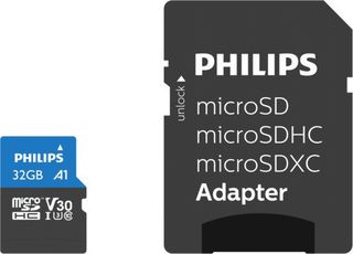 Philips Micro SDHC Card 32GB Class 10 UHS-I U3 incl. Adapter FM32MP65B/00