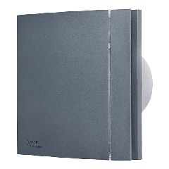 Εξαεριστήρας SILENT DESIGN 200 CZ μπάνιου S σε γκρι χρώμα 16w με τάμπερ αντεπιστροφής πεταλούδα και χαμηλή στάθμη θορύβου 35db