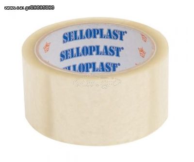 SELLOPLAST Αυτοκόλλητη ταινία SEL-005, διάφανη, 48mm, 60m, 6τμχ