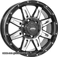 INTER ACTION GRABBER 8X17'' 4X4 WHEELS (TOYOTA HILUX 2006-2016, NISSAN NAVARA D22, FORD RANGER) 