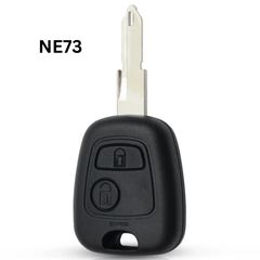 Κέλυφος Κλειδιού Για Peugeot 206 306 307 107 207 407 Partner - Citroen C1 C2 C3 C4 Picasso Xsara Με 2 Κουμπιά - Λάμα NE73