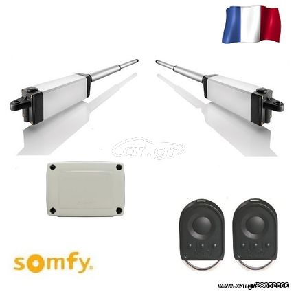 SOMFY IXENGO L 24V 3S standard pack για γκαραζόπορτα (≤4m | ≤400kgr) ΚΙΤ +Δώρο 1 σετ φωτοκύτταρα