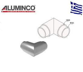 Σύνδεσμος 90° για κουπαστή  Φ50 Aluminco F50 4277