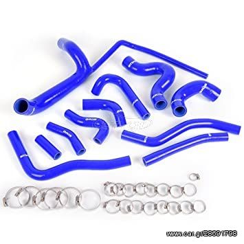 Σετ κολλάρων σιλικόνης ψυγείου νερού - SILICONE WATER HOSE - HONDA S2000 Ενδεικτικές φωτογραφίες !!