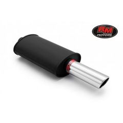 Τελικό εξάτμισης Universal stainless steel exhaust muffler. - 63MM RM MOTORS