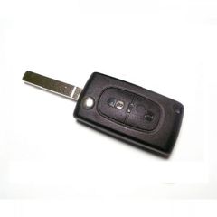 Κέλυφος  Κλειδιού Αυτοκινήτου Citroen με 2 Κουμπιά με Μπαταρία πάνω στο Κέλυφος