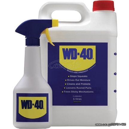 WD-40 Σπρέι Αντισκωριακό Multi-Use με Ψεκαστήρα (5ltrs)