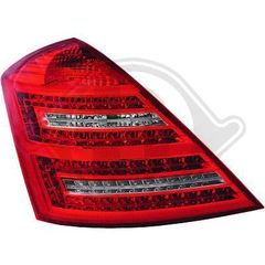 MERCEDES S CLASS W221 LED ΠΙΣΩ ΦΑΝΑΡΙΑ ΚΟΚΚΙΝΑ-ΛΕΥΚΑ DYNAMIC ΦΛΑΣ EAUTOSHOP GR