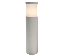 Aca Lighting Arete Κολωνάκι 1φωτο Υ56cm Τσιμεντένιο Σε Λευκό Χρώμα - Γκρί