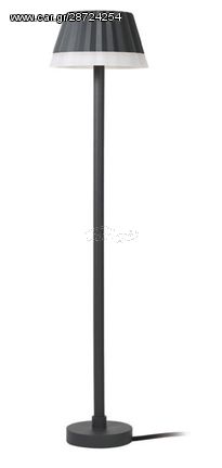 Aca Lighting Viana Κολωνάκι LED 10W Ύψους 62cm Σε Σκούρο Γκρί Χρώμα