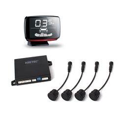 Parking Sensor KEETEC BS410LCD ME 4 διαιρουμενους αισθητήρες (18.8) MATT BLACK