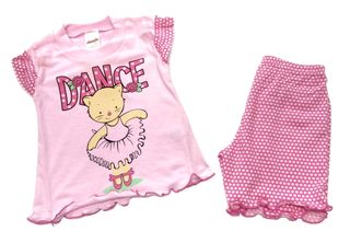 Βρεφική πιτζάμα MINERVAKIA Κορίτσι  Dance Ροζ