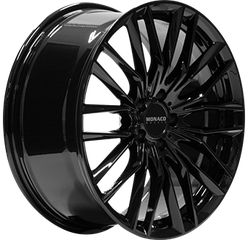 MONACO GP2 8.5x19" (Range Rover Evoque) Gloss Black-thumb-1