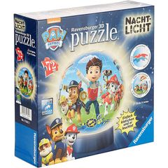 Paw Patrol: 3D Παζλ Μπάλα - Λάμπα Νυκτός - 72pc