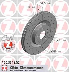 ΣΕΤ ΔΙΣΚΟΠΛΑΚΕΣ ZIMMERMANN ΥΨΗΛΗΣ ΑΝΘΡΑΚΩΣΗΣ ΔΙΑΤΡΥΤΕΣ ΚΑΡΕ 5Χ112-thumb-1