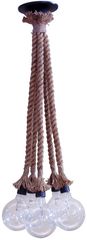 Κρεμαστό Πεντάφωτο Φωτιστικό Με Σχοινί Ut-5/Φ Ts Rope Utah 5/Φ 31-0195 Heronia