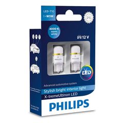 Λάμπες ζευγάρι W5W T10 led Philips