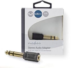 NEDIS STEREO AUDIO ADAPTER 6.35 MM MALE - 3.5 MM FEMALE - (CABW23930AT)