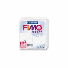 FIMO Staedtler Effect Γκλίτερ Λευκό (Glitter White) 052