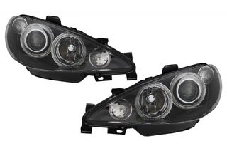 PEUGEOT 206 02-ANGEL EYES BLACK depo  eautoshop gr