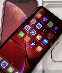 Apple IPhone XR Red (64GB) Original άριστη εκθεσιακή συσκευή με 9 Μήνες εγγύηση