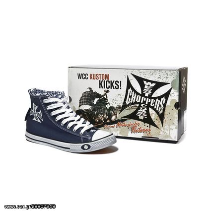 WCC Warrior hi-tops shoes navy