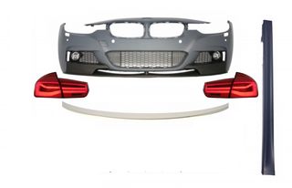 BODY KIT M-PERFORMANCE DESIGN ΓΙΑ BMW 3 SEDAN LCI (F30)(RED/CLEAR)