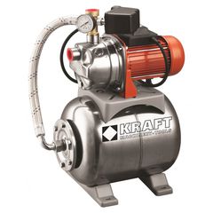 Πιεστικό Συγκρότημα με Δοχείο & Αντλία INOX 800W - ΠΙΕΣΤΙΚΑ ΣΥΓΚΡΟΤΗΜΑΤΑ - KRAFT (#43531)