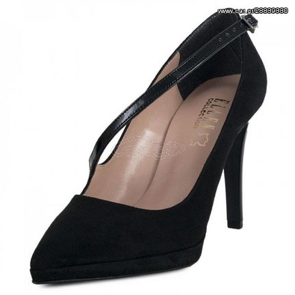 Ellen Shoes 16706 Black Καστόρι