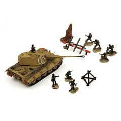 Forces of Valor: 1/72 GERMAN KING TIGER WITH SOLDIERS NORMANDY 1944