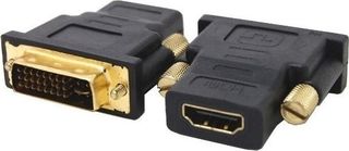 POWERTECH adapter απο DVI I(24+5) M σε HDMI F, GOLD (CAB-H056)