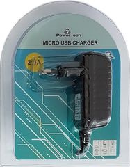 POWERTECH Φορτιστής PT-409 με καλώδιο Micro USB 2.1Α