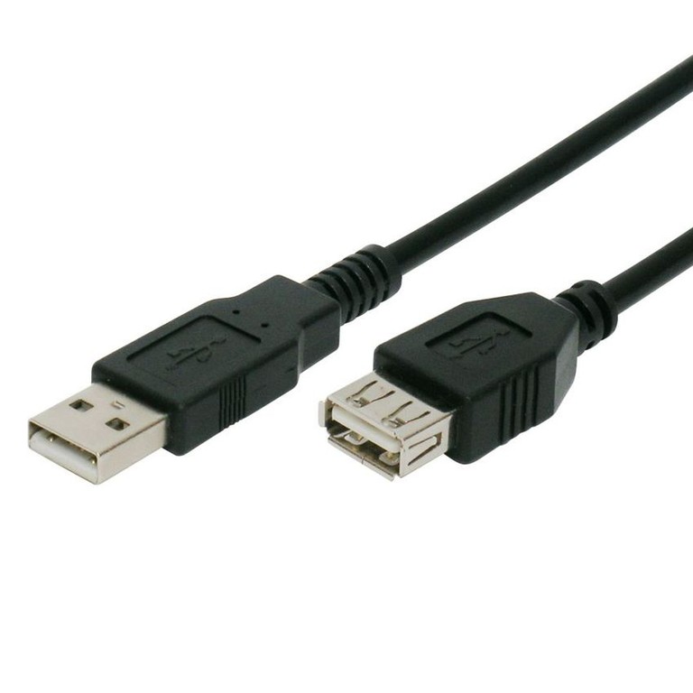Powertech USB 2.0 Extension Cable 5.0m Black (CAB-U013)