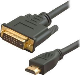 POWERTECH HDMI 19 PIN MALE/DVI 24+1 3m (CAB-H024)