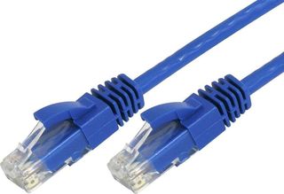 Powertech U/UTP Cat.5e Cable 1m Μπλε (CAB-N051)