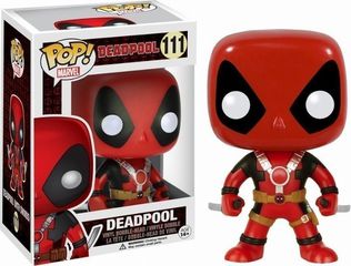 Funko Pop! Marvel: Deadpool two Swords #111 Vinyl Bobble-Head Figure